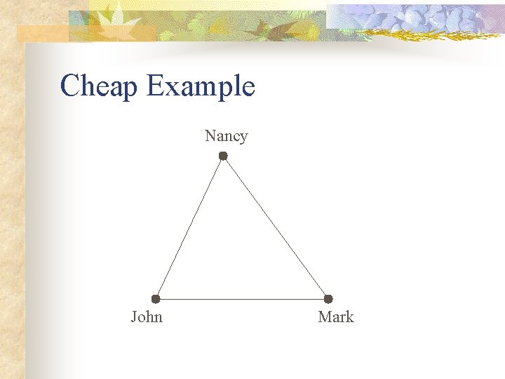 Cheap Example Nancy John Mark 