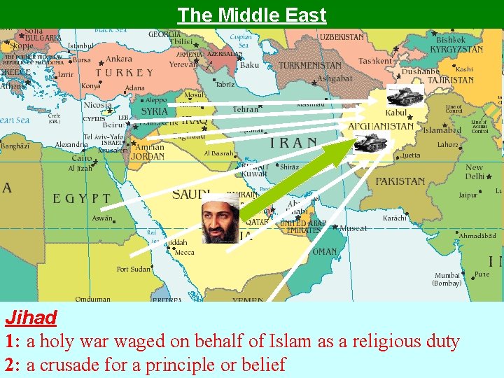 The Middle East Jihad 1: a holy war waged on behalf of Islam as The Middle East Jihad 1: a holy war waged on behalf of Islam as