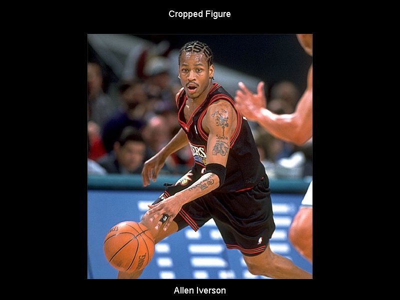 Cropped Figure Allen Iverson 