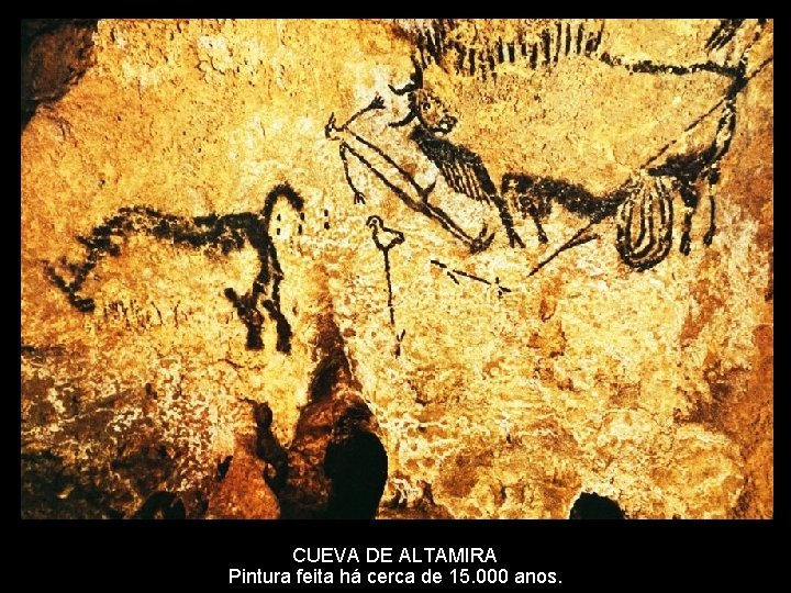 CUEVA DE ALTAMIRA Pintura feita há cerca de 15. 000 anos. 