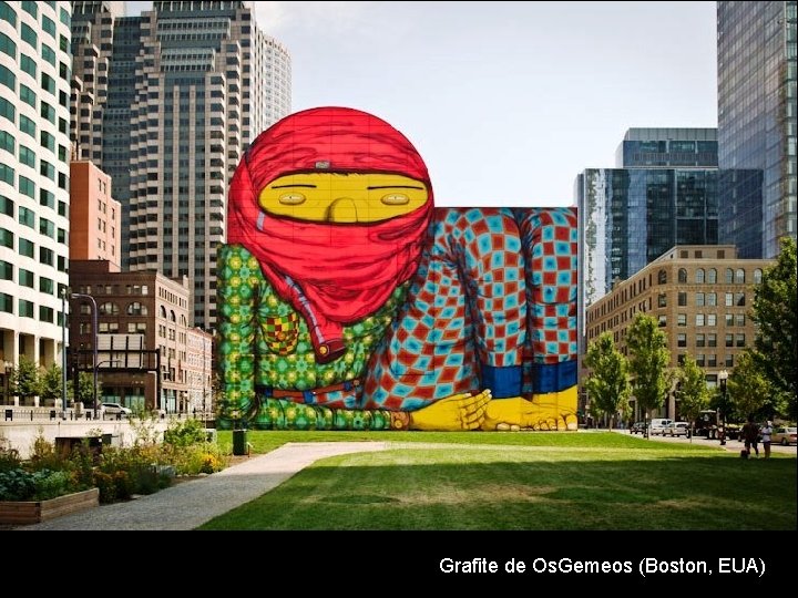 Grafite de Os. Gemeos (Boston, EUA) 