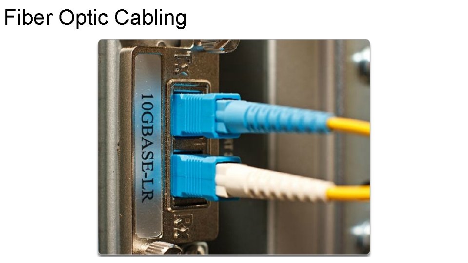 Fiber Optic Cabling Fiber Optic Cabling