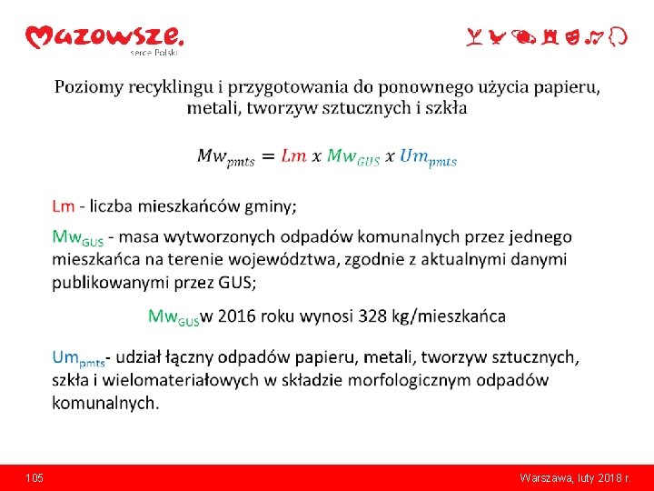  • 105 Warszawa, luty 2018 r. 