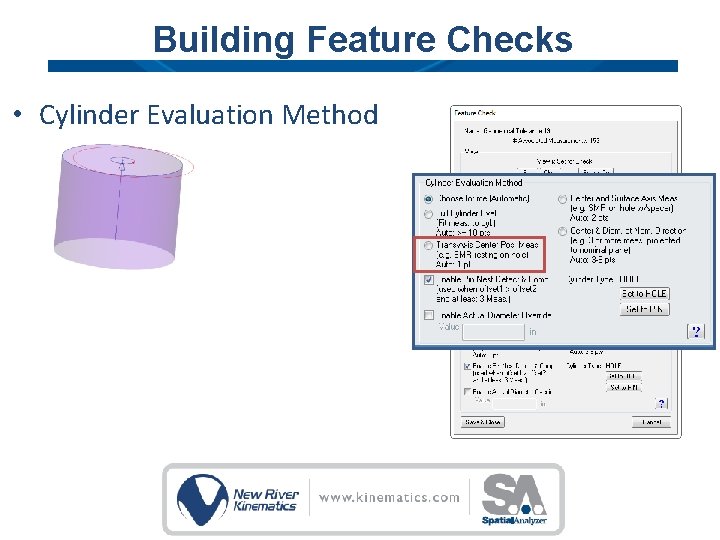 Building Feature Checks • Cylinder Evaluation Method Building Feature Checks • Cylinder Evaluation Method