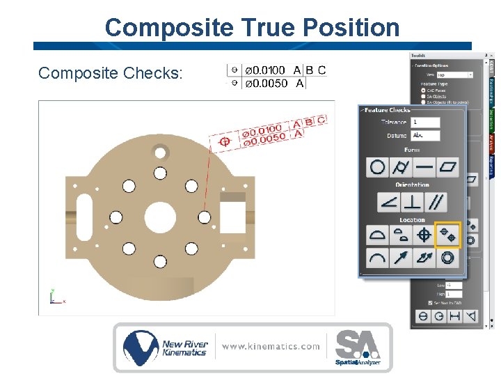 Composite True Position Composite Checks: Composite True Position Composite Checks: