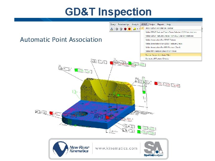 GD&T Inspection Automatic Point Association GD&T Inspection Automatic Point Association