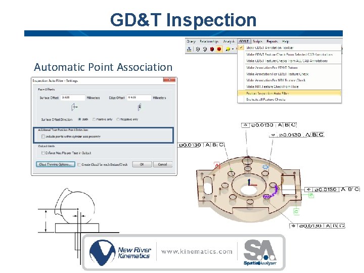 GD&T Inspection Automatic Point Association GD&T Inspection Automatic Point Association
