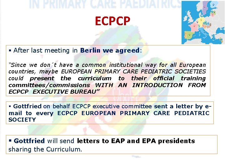 ECPCP § After last meeting in Berlin we agreed: “Since we don´t have a ECPCP § After last meeting in Berlin we agreed: “Since we don´t have a