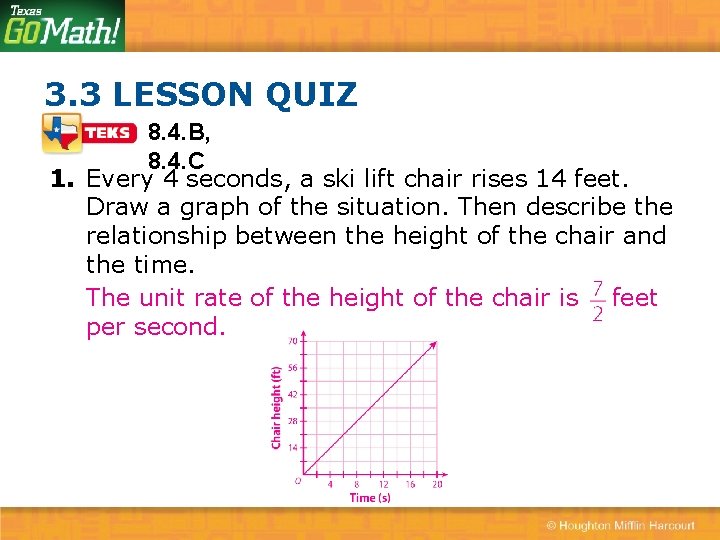 3. 3 LESSON QUIZ 8. 4. B, 8. 4. C 1. Every 4 seconds,