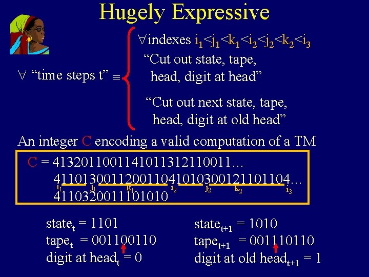 Hugely Expressive “time steps t” ≡ indexes i 1<j 1<k 1<i 2<j 2<k 2<i