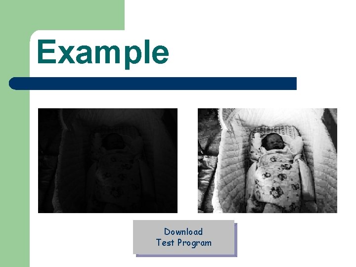 Example Download Test Program 