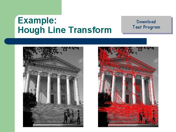 Example: Hough Line Transform Download Test Program 