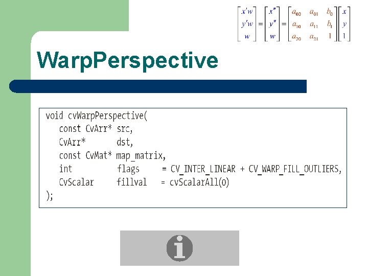 Warp. Perspective 