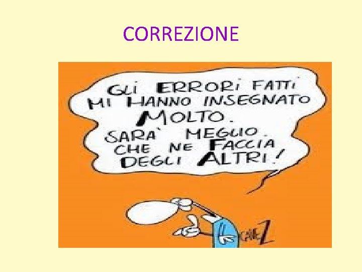 CORREZIONE 