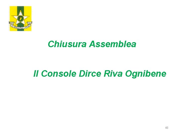 Chiusura Assemblea Il Console Dirce Riva Ognibene 48 