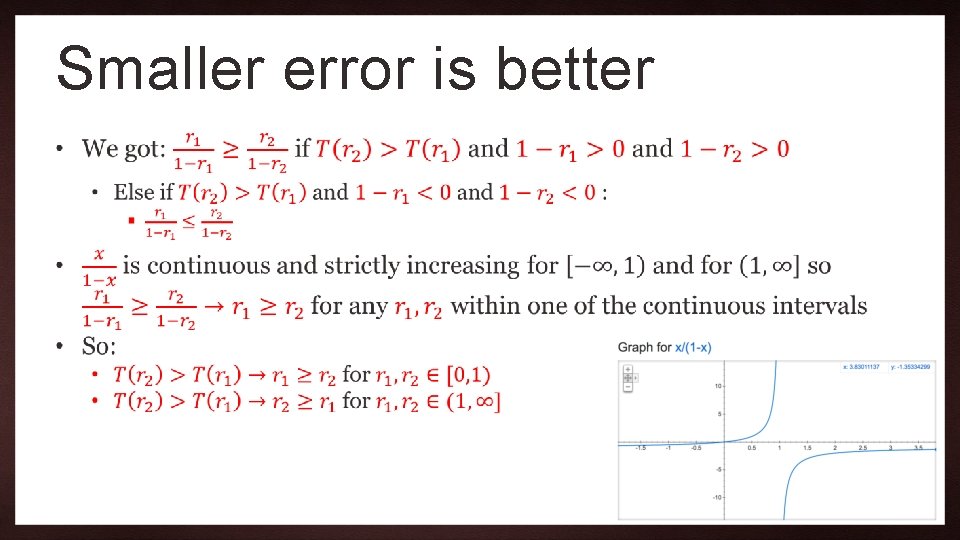 Lesser Error Marginal Cost Pricing with a Fixed Error Factor