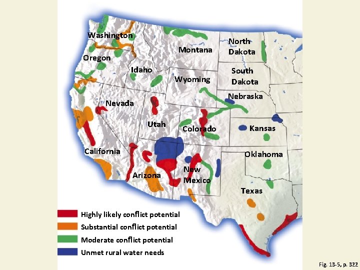 Washington Montana Oregon Idaho Wyoming North Dakota South Dakota Nebraska Nevada Utah Colorado California