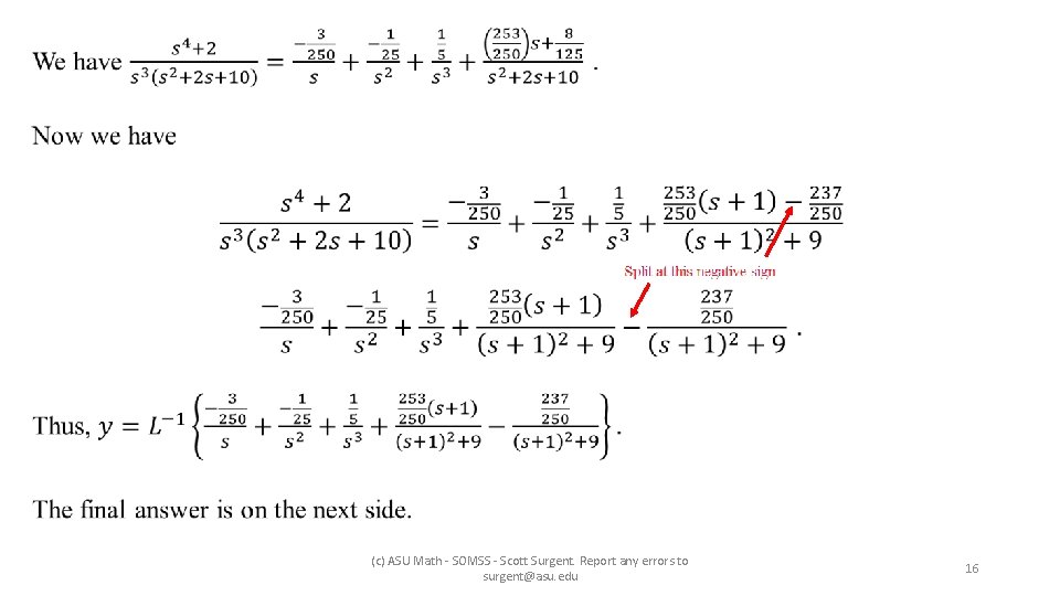  (c) ASU Math - SOMSS - Scott Surgent. Report any errors to surgent@asu.
