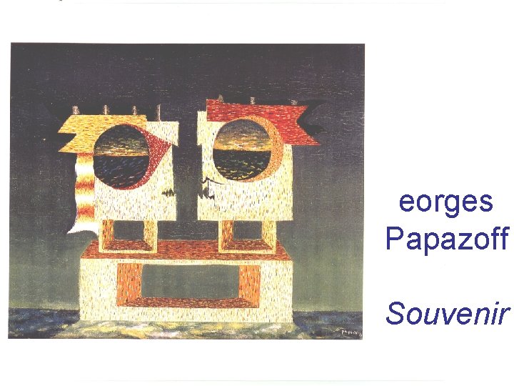 eorges Papazoff Souvenir 