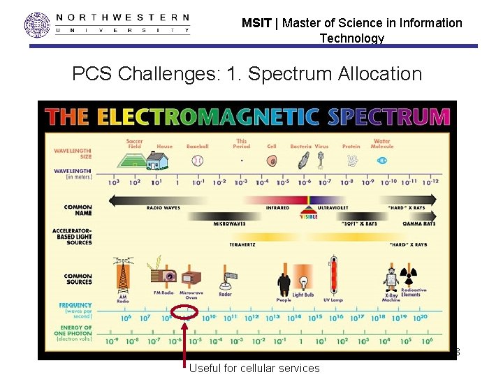 MSIT | Master of Science in Information Technology PCS Challenges: 1. Spectrum Allocation 28