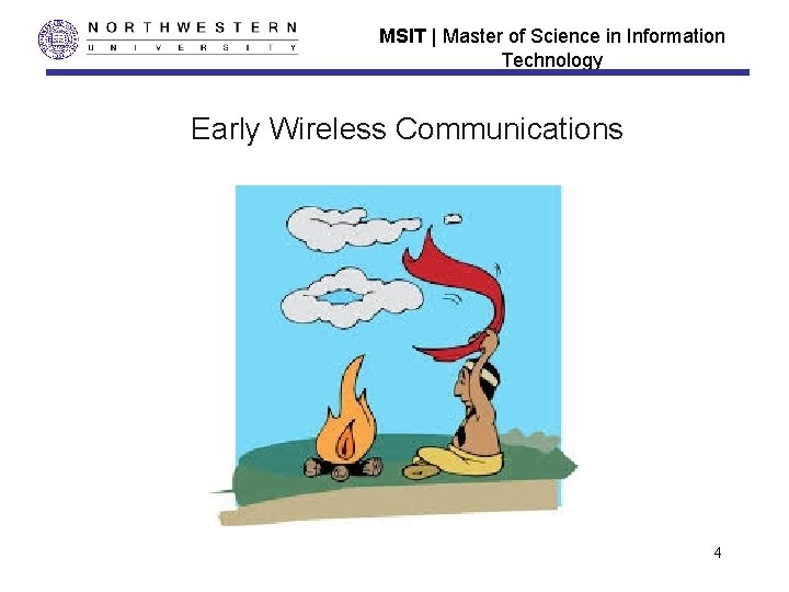 MSIT | Master of Science in Information Technology Early Wireless Communications 4 
