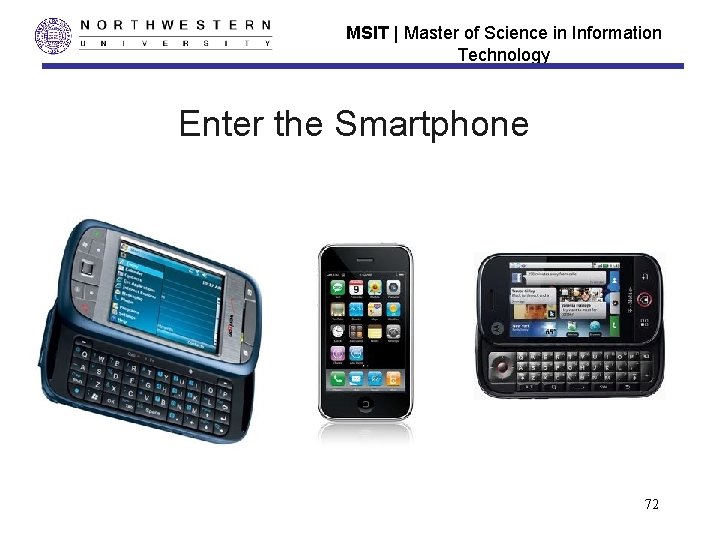 MSIT | Master of Science in Information Technology Enter the Smartphone 72 