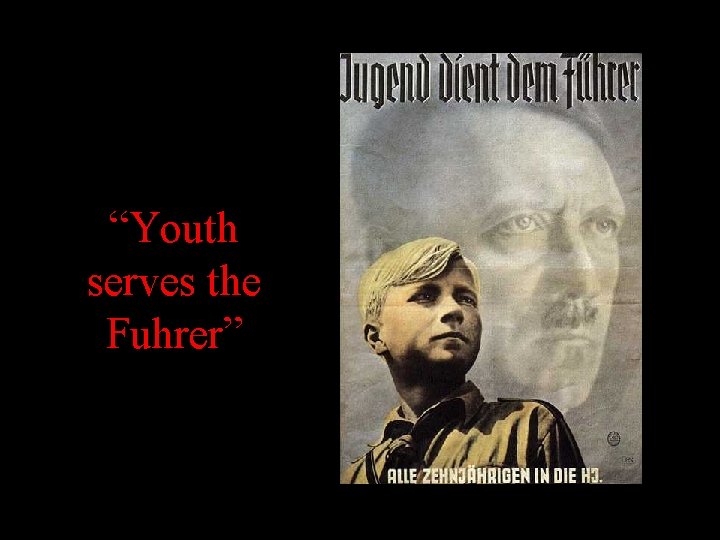 “Youth serves the Fuhrer” “Youth serves the Fuhrer”