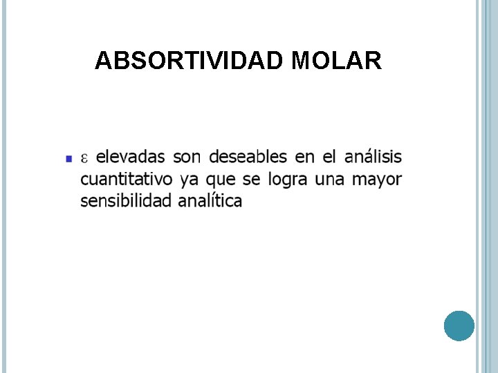 ABSORTIVIDAD MOLAR 