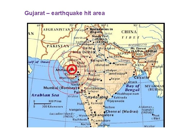 Gujarat – earthquake hit area 