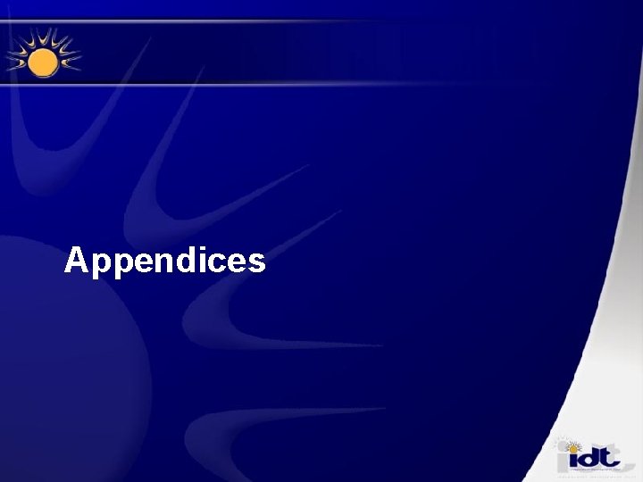 Appendices 