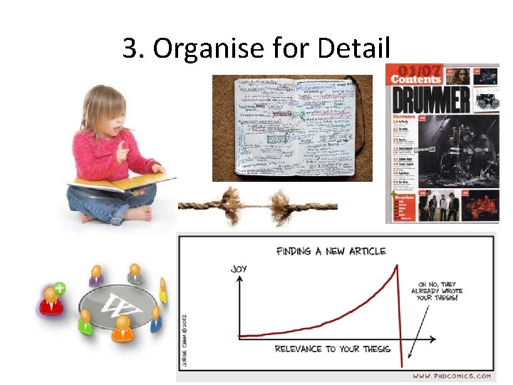 3. Organise for Detail 