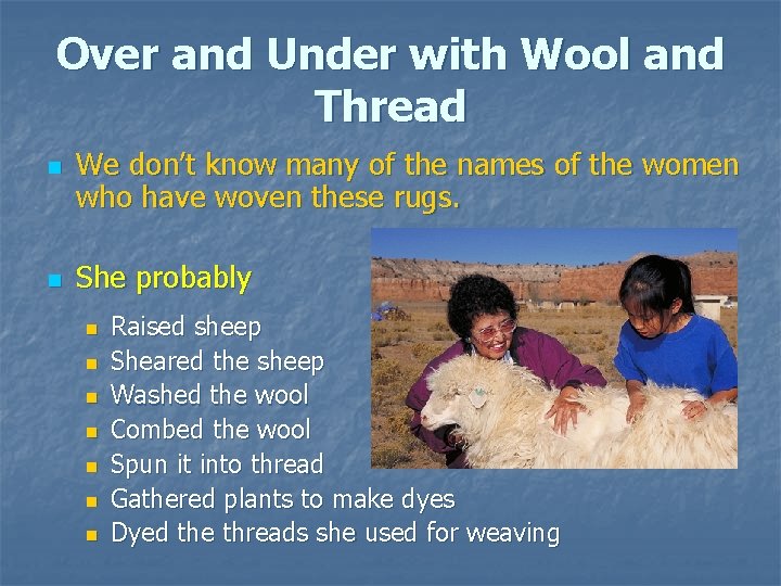 Over and Under with Wool and Thread n n We don’t know many of Over and Under with Wool and Thread n n We don’t know many of