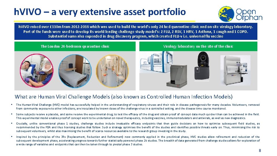 h. VIVO – a very extensive asset portfolio h. VIVO raised over £ 110