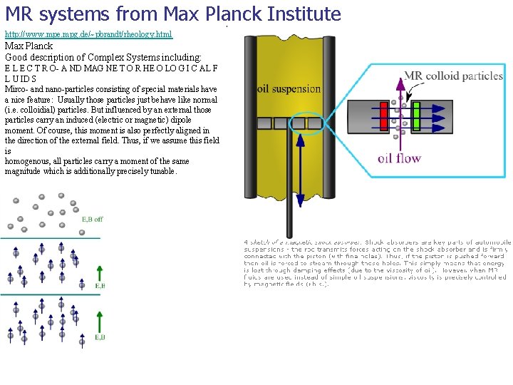 MR systems from Max Planck Institute http: //www. mpe. mpg. de/~pbrandt/rheology. html Max Planck MR systems from Max Planck Institute http: //www. mpe. mpg. de/~pbrandt/rheology. html Max Planck
