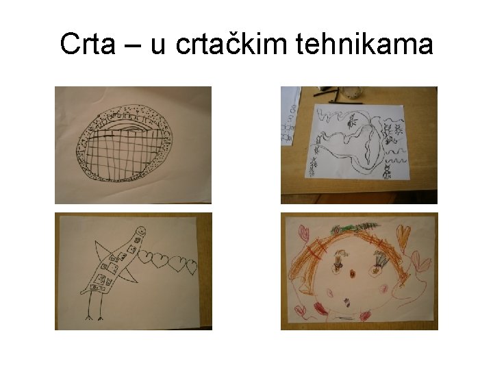 Crta – u crtačkim tehnikama 