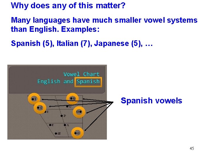 Why does any of this matter? Many languages have much smaller vowel systems than