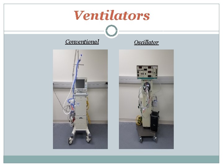 Ventilators Conventional Oscillator 