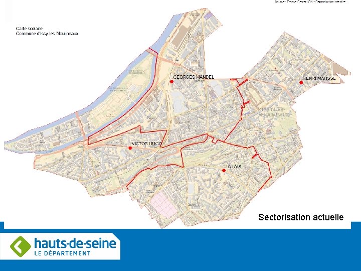 Sectorisation actuelle 