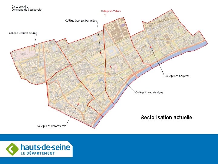 Sectorisation actuelle 