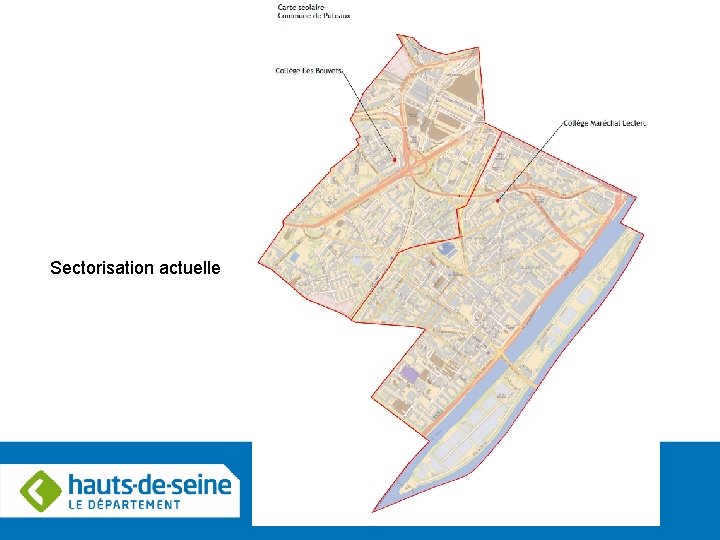 Sectorisation actuelle 