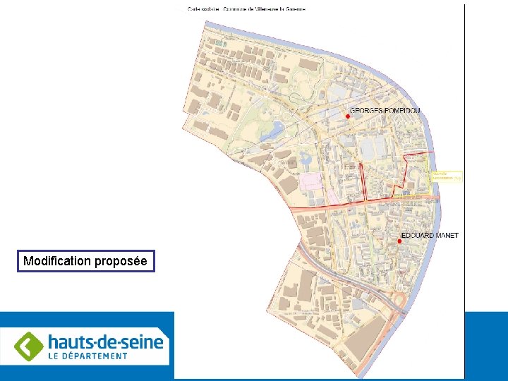 Modification proposée 