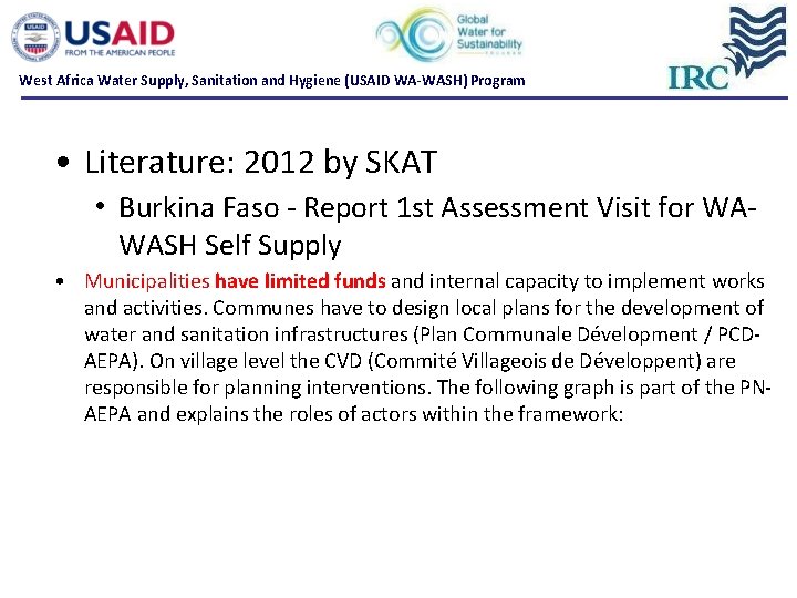 West Africa Water Supply, Sanitation and Hygiene (USAID WA-WASH) Program • Literature: 2012 by West Africa Water Supply, Sanitation and Hygiene (USAID WA-WASH) Program • Literature: 2012 by