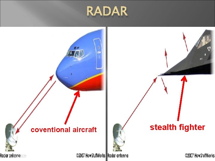 RADAR coventional aircraft 3/2/2021 stealth fighter 5 