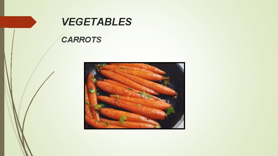 VEGETABLES CARROTS 