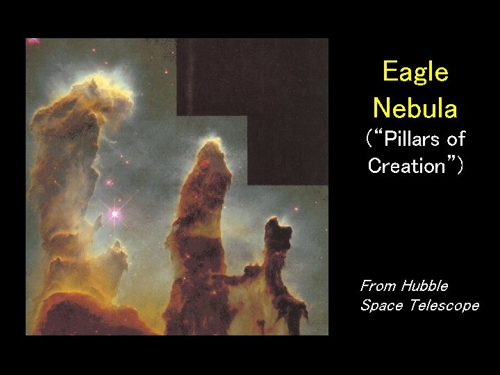 Eagle Nebula (“Pillars of Creation”) From Hubble Space Telescope 