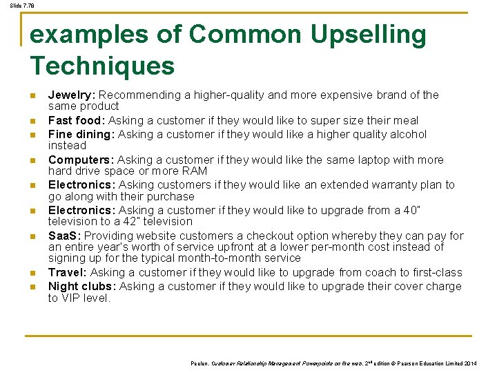 Slide 7. 78 examples of Common Upselling Techniques n n n n n Jewelry: Slide 7. 78 examples of Common Upselling Techniques n n n n n Jewelry: