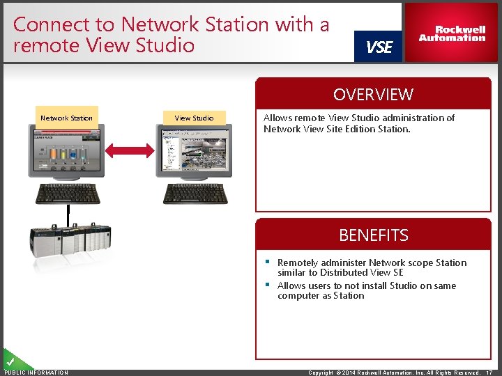 Connect to Network Station with a remote View Studio VSE OVERVIEW Network Station View