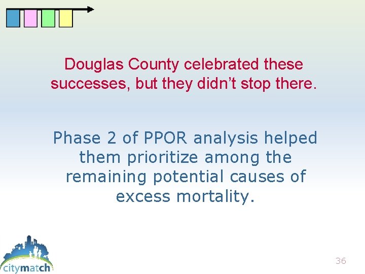 Douglas County celebrated these successes, but they didn’t stop there. Phase 2 of PPOR