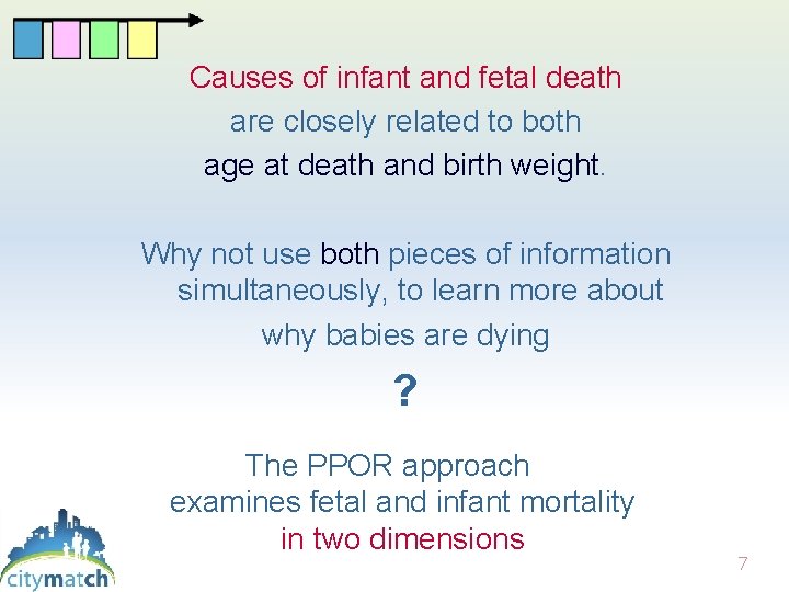 Causes of infant and fetal death are closely related to both age at death