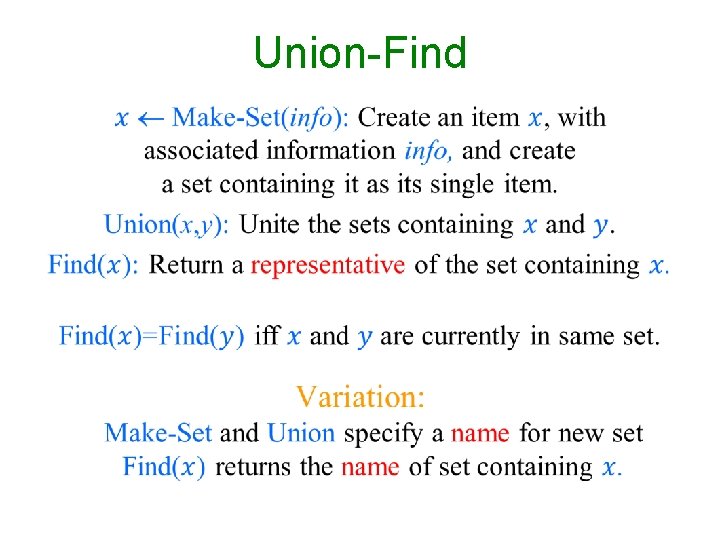 Union-Find • 